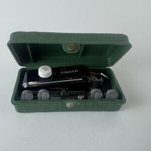 Vintage Singer‎ Buttonholer Attachment Model W654321N Sewing Machine Parts Case